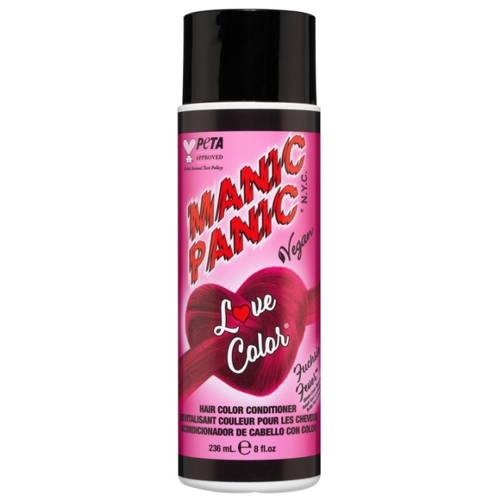 Manic Panic Love Color® Hair Color Depositing Conditioner Fuschia Fever 236ml in the group BEAUTY & HEALTH / Hair & Styling / Hair care / Conditioner at TP E-commerce Nordic AB (C58348)