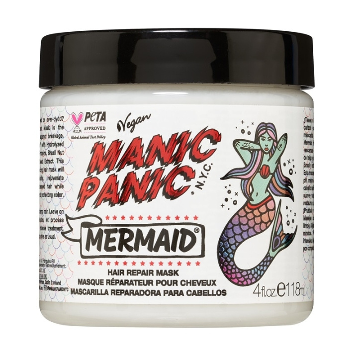 Manic Panic Mermaid Hair Repair Mask 118ml in the group BEAUTY & HEALTH / Hair & Styling / Hair care / Hair Mask at TP E-commerce Nordic AB (C58349)