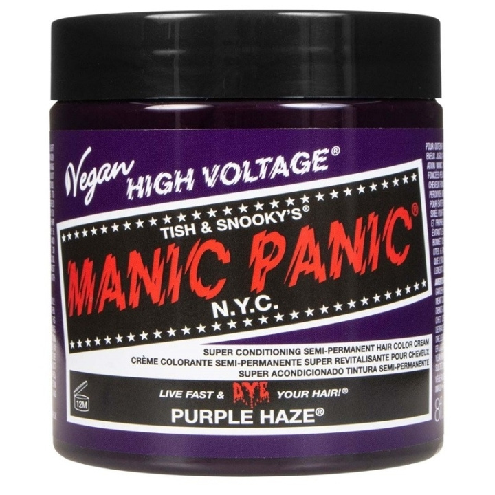 Manic Panic Purple Haze Classic Creme 237ml in the group BEAUTY & HEALTH / Hair & Styling / Hair care / Hair Dye / Hair Dye & Color bombs at TP E-commerce Nordic AB (C58355)