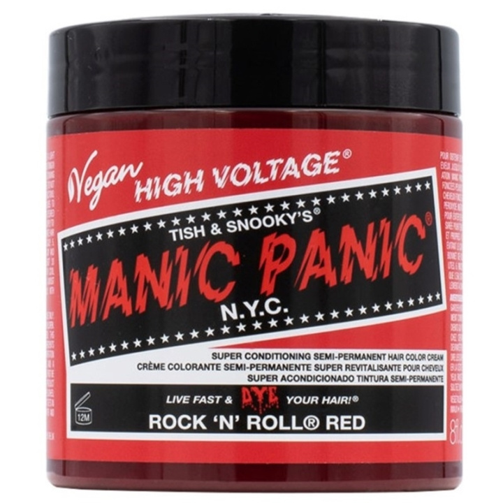 Manic Panic Rock N Roll Red Classic Creme 237ml in the group BEAUTY & HEALTH / Hair & Styling / Hair care / Hair Dye / Hair Dye & Color bombs at TP E-commerce Nordic AB (C58358)
