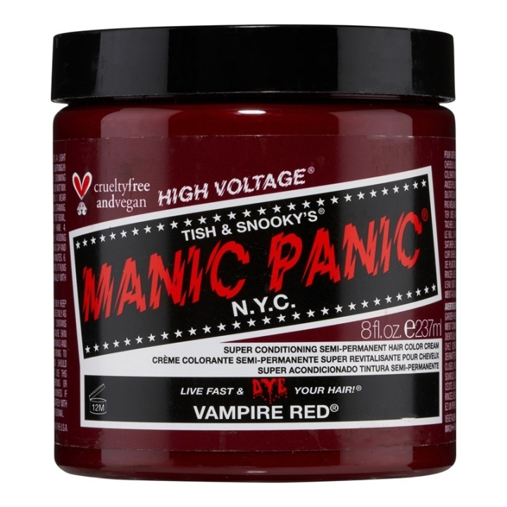 Manic Panic Vampire Red Classic Creme 237ml in the group BEAUTY & HEALTH / Hair & Styling / Hair care / Hair Dye / Hair Dye & Color bombs at TP E-commerce Nordic AB (C58360)