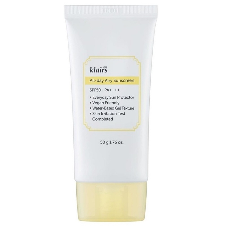 Klairs All-day Airy Sunscreen SPF50 50ml in the group BEAUTY & HEALTH / Skin care / Tanning / Sunscreen at TP E-commerce Nordic AB (C58391)