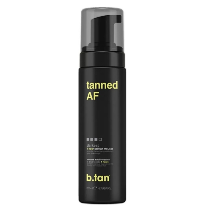 b.tan Tanned AF Self Tan Mousse 200ml in the group BEAUTY & HEALTH / Skin care / Tanning / Sunless tanning at TP E-commerce Nordic AB (C58421)