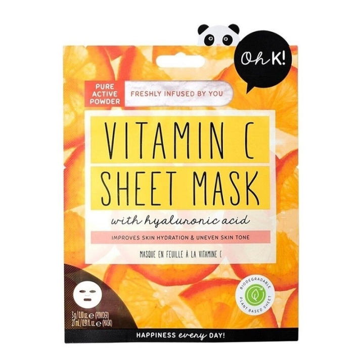 Oh K! Glowing Vitamin C Sheet Mask in the group BEAUTY & HEALTH / Skin care / Face / Masks at TP E-commerce Nordic AB (C58430)