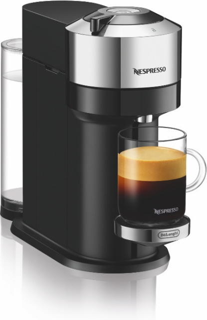 Nespresso Vertuo Next Deluxe kapselmaskin, svart/silver in the group HOME, HOUSEHOLD & GARDEN / Household appliances / Coffee makers and accessories / Drip coffee makers at TP E-commerce Nordic AB (C58452)