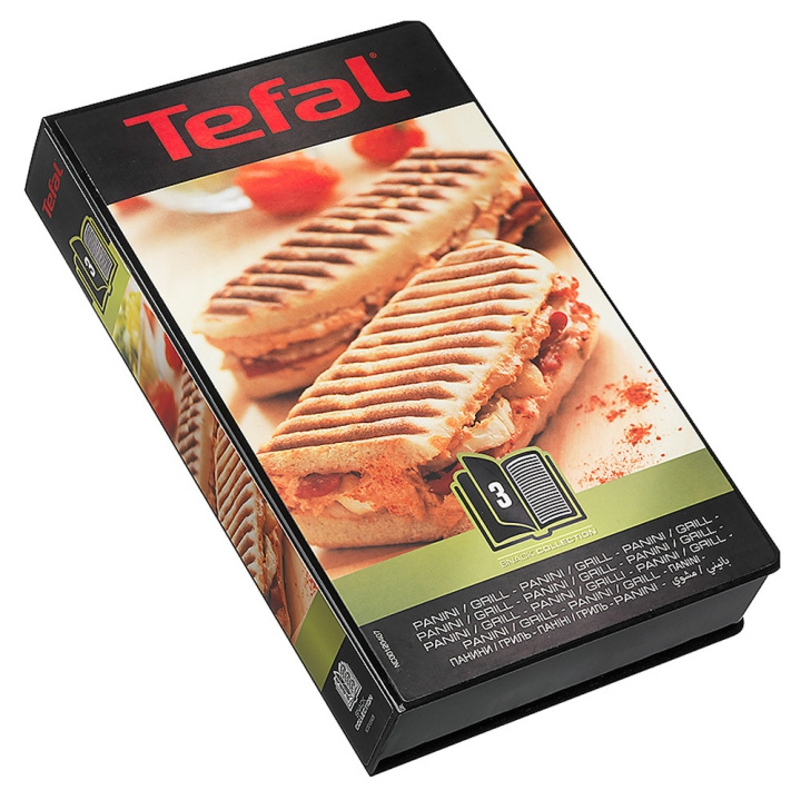 Tefal Snack Collection bakplåtar: 3 Paninis in the group HOME, HOUSEHOLD & GARDEN / Kitchen utensils / Baking accessories at TP E-commerce Nordic AB (C58464)