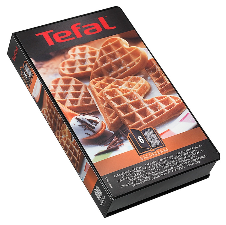 Tefal Snack Collection bakplåtar: 6 Hjärtvåfflor in the group HOME, HOUSEHOLD & GARDEN / Kitchen utensils / Baking accessories at TP E-commerce Nordic AB (C58465)