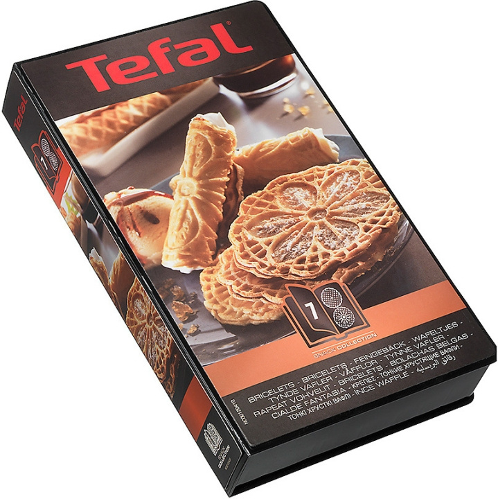 Tefal Snack Collection bakplåtar: 7 tunna våfflor in the group HOME, HOUSEHOLD & GARDEN / Kitchen utensils / Baking accessories at TP E-commerce Nordic AB (C58499)