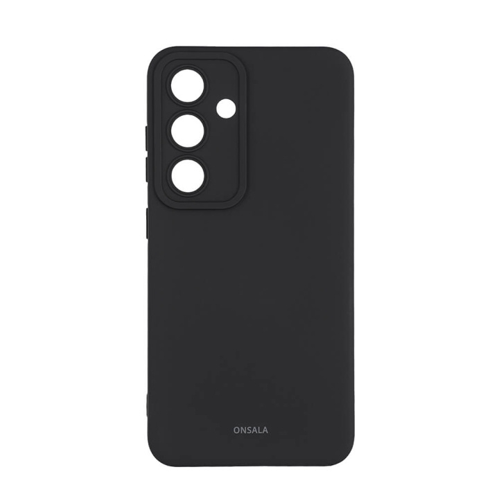 Onsala Backcover Sil Touch Samsung S24 5G Black in the group SMARTPHONE & TABLETS / Phone cases / Samsung at TP E-commerce Nordic AB (C58605)