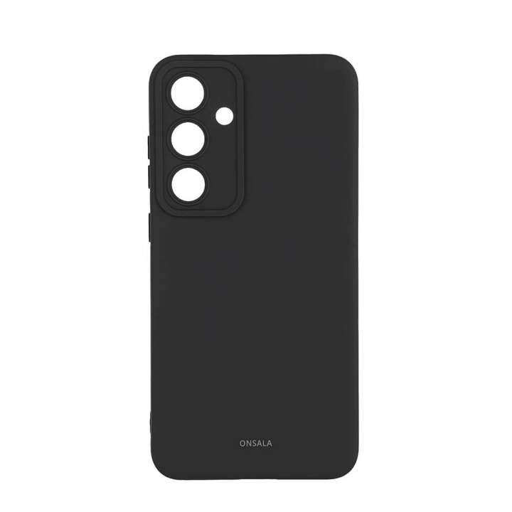 Onsala Phone Case with Silicone Feel Black - Samsung S24+ 5G in the group SMARTPHONE & TABLETS / Phone cases / Samsung at TP E-commerce Nordic AB (C58606)