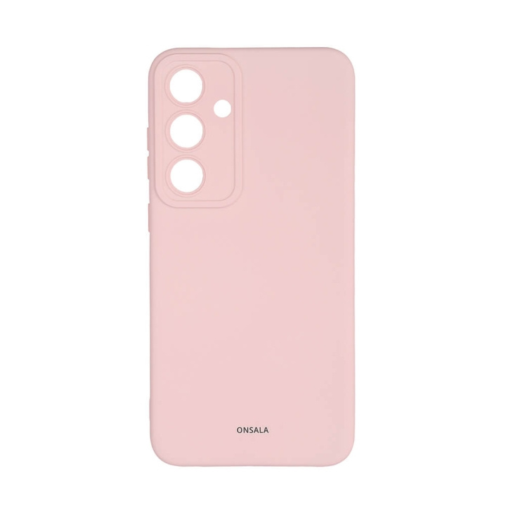 Onsala Phone Case with Silicone Feel Chalk Pink - Samsung S24+ 5G in the group SMARTPHONE & TABLETS / Phone cases / Samsung at TP E-commerce Nordic AB (C58609)
