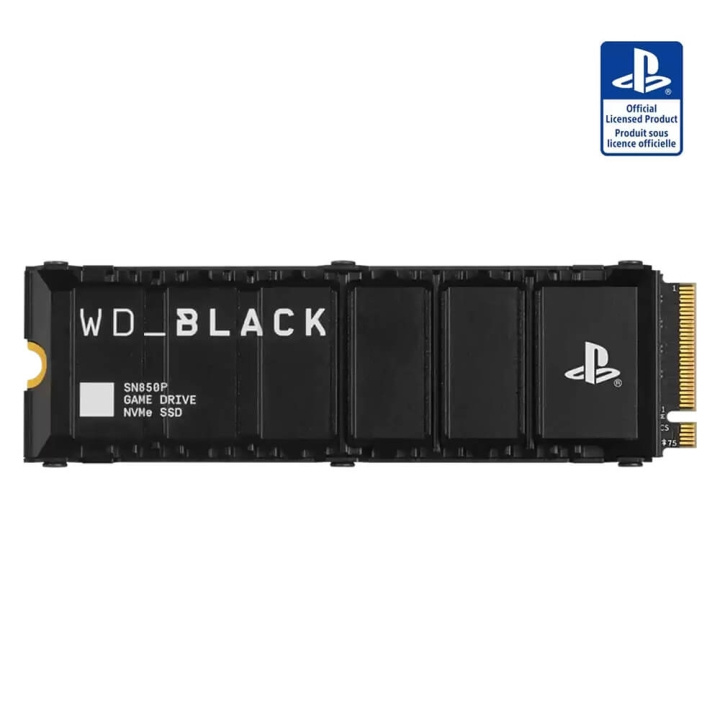 Western Digital WD Black SN850P NVMe SSD for PS5 1TB in the group COMPUTERS & PERIPHERALS / Computer components / Harddrives / SSD at TP E-commerce Nordic AB (C58636)