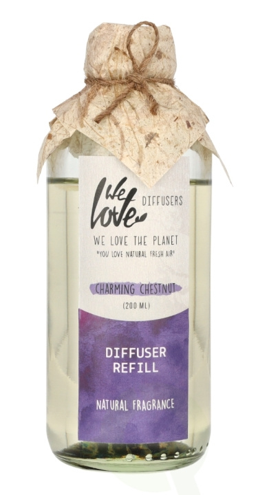 We Love The Planet 100% Essential Oil Diffuser - Refill 200 ml Charming Chestnut in the group BEAUTY & HEALTH / Fragrance & Perfume / Other fragrances / Fragrance diffuser at TP E-commerce Nordic AB (C58712)