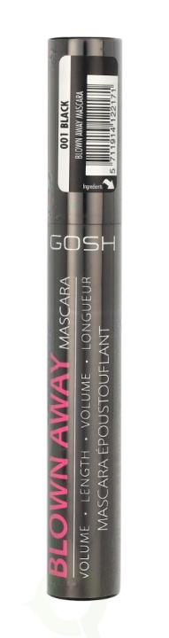 Gosh Blown Away Mascara 10 ml Black in the group BEAUTY & HEALTH / Makeup / Eyes & Eyebrows / Mascara at TP E-commerce Nordic AB (C58745)