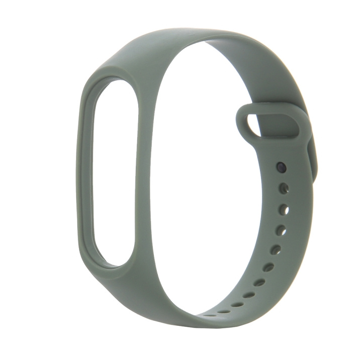 Armband i Silikon till Xiaomi Mi Band 3 / 4, khaki in the group Sport, leisure & Hobby / Smartwatch & Activity trackers / Accessories at TP E-commerce Nordic AB (C58803)