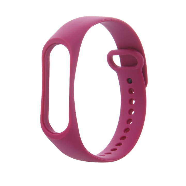 Armband i Silikon till Xiaomi Mi Band 3 / 4, Raspberry in the group Sport, leisure & Hobby / Smartwatch & Activity trackers / Accessories at TP E-commerce Nordic AB (C58806)