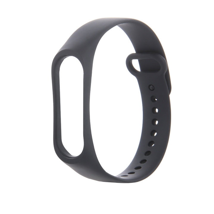 Silicone Wristband for Xiaomi Mi Band 5 / 6, Black in the group Sport, leisure & Hobby / Smartwatch & Activity trackers / Accessories at TP E-commerce Nordic AB (C58808)