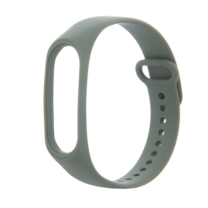 Silicone Wristband for Xiaomi Mi Band 5 / 6, khaki in the group Sport, leisure & Hobby / Smartwatch & Activity trackers / Accessories at TP E-commerce Nordic AB (C58809)