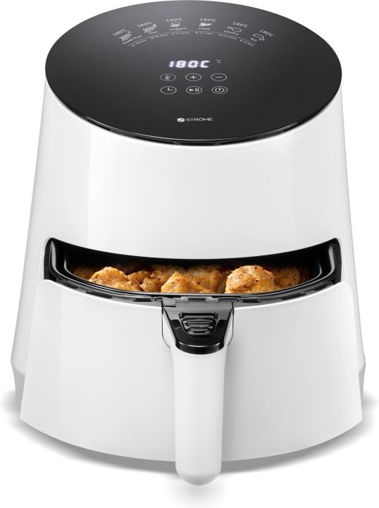 Ströme Hot Air Fryer, Vit in the group HOME, HOUSEHOLD & GARDEN / Household appliances / Airfryers & Fryers at TP E-commerce Nordic AB (C58832)