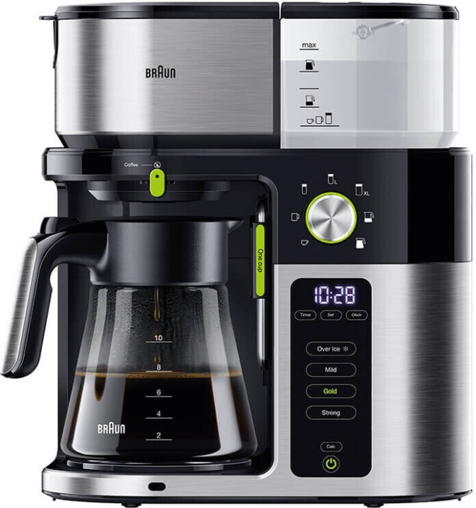 Braun KF9050BK MultiServe coffee maker in the group HOME, HOUSEHOLD & GARDEN / Household appliances / Coffee makers and accessories / Drip coffee makers at TP E-commerce Nordic AB (C58914)