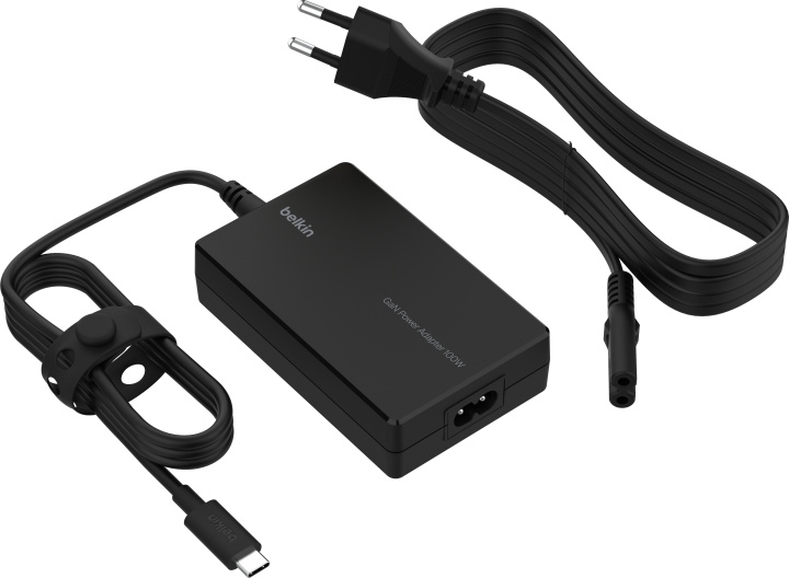 Belkin Connect USB-C Core GaN 100 W nätladdare, svart in the group COMPUTERS & PERIPHERALS / Laptops & accessories / Computer chargers / Chargers for laptops / Universal at TP E-commerce Nordic AB (C58916)