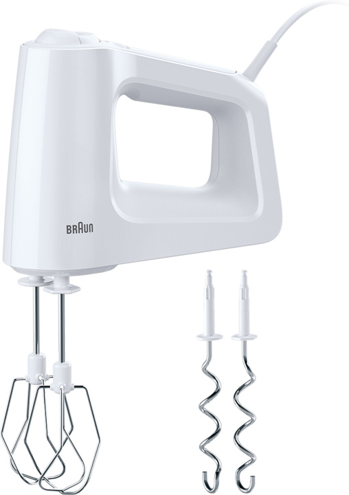 Braun HM3000WH MultiMix 3 electric mixer in the group HOME, HOUSEHOLD & GARDEN / Household appliances / Food processor & Kitchen appliances / Mixers at TP E-commerce Nordic AB (C58918)