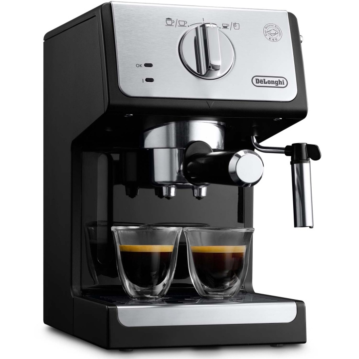DeLonghi Espressomaskin Manual ECP33.21.BK Active Line inkl. mjölkskummare in the group HOME, HOUSEHOLD & GARDEN / Household appliances / Coffee makers and accessories / Espresso Machines at TP E-commerce Nordic AB (C58962)