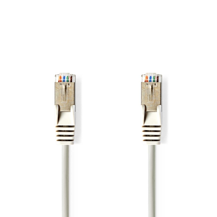 Nedis CAT5e Cable | SF/UTP | RJ45 Male | RJ45 Male | 1.50 m | Round | PVC | Grey | Label in the group COMPUTERS & PERIPHERALS / Computer cables / Network cables / Cat5e at TP E-commerce Nordic AB (C58992)