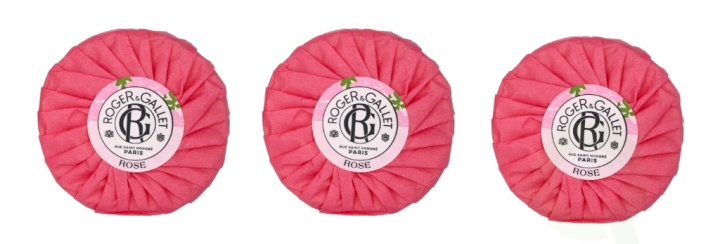 Roger & Gallet Rose Giftset 300 g Soap Bar - 3x100gr in the group BEAUTY & HEALTH / Gift sets / Gift sets for her at TP E-commerce Nordic AB (C59053)