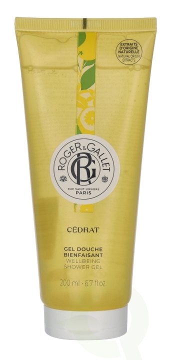 Roger & Gallet Cedrat Shower Gel 200 ml in the group BEAUTY & HEALTH / Hair & Styling / Hair care / Schampoo at TP E-commerce Nordic AB (C59054)