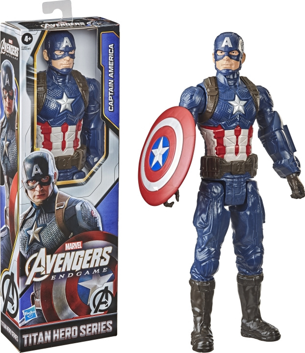 Marvel Avengers Titan Hero Series figur, Captain America in the group TOYS, KIDS & BABY PRODUCTS / Toys / Figures & Miniatures at TP E-commerce Nordic AB (C59125)