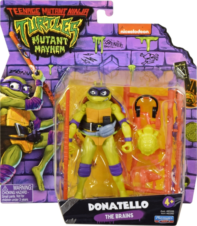 Teenage Mutant Ninja Turtles: Mutant Mayhem Donatello Figur in the group TOYS, KIDS & BABY PRODUCTS / Toys / Figures & Miniatures at TP E-commerce Nordic AB (C59134)