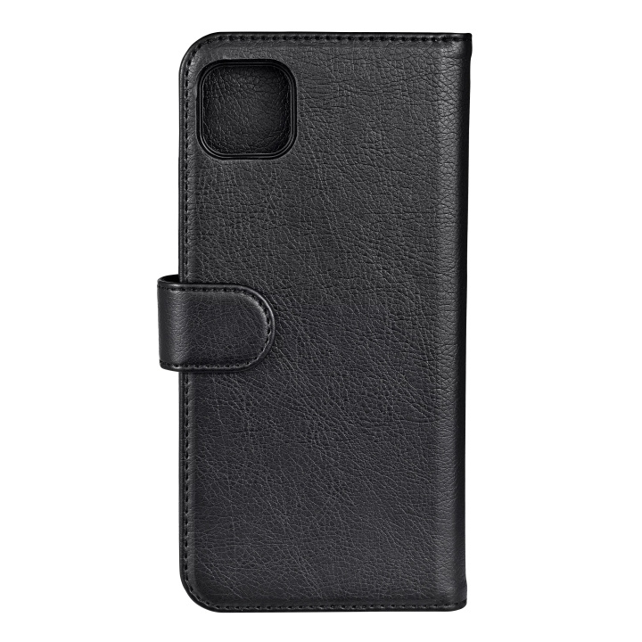 Essentials Samsung A22 5G PU wallet, detach., 3 cards, black in the group SMARTPHONE & TABLETS / Phone cases / Samsung at TP E-commerce Nordic AB (C59149)