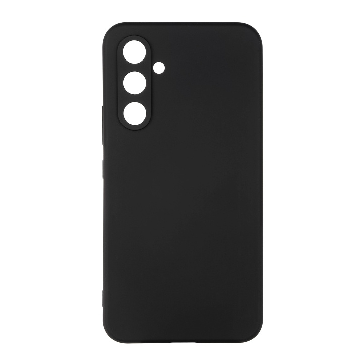 Essentials Samsung Galaxy A54 5G silicone back cover, black in the group SMARTPHONE & TABLETS / Phone cases / Samsung at TP E-commerce Nordic AB (C59206)