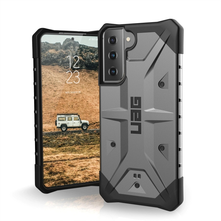Urban Armor Gear Samsung Galaxy S21 Pathfinder Case, Silver in the group SMARTPHONE & TABLETS / Phone cases / Samsung at TP E-commerce Nordic AB (C59320)