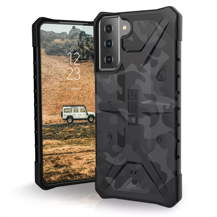 Urban Armor Gear Samsung Galaxy S21+ Pathfinder Case, Midnight Camo in the group SMARTPHONE & TABLETS / Phone cases / Samsung at TP E-commerce Nordic AB (C59324)