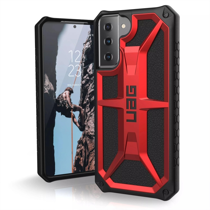 Urban Armor Gear Samsung Galaxy S21+ Monarch Case, Crimson in the group SMARTPHONE & TABLETS / Phone cases / Samsung at TP E-commerce Nordic AB (C59326)