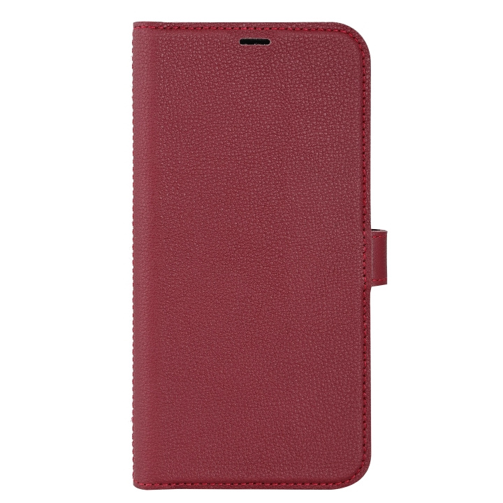 Essentials iPhone 14 Plus Leather wallet, detachable, Red in the group SMARTPHONE & TABLETS / Phone cases / Apple / iPhone 14 at TP E-commerce Nordic AB (C59499)