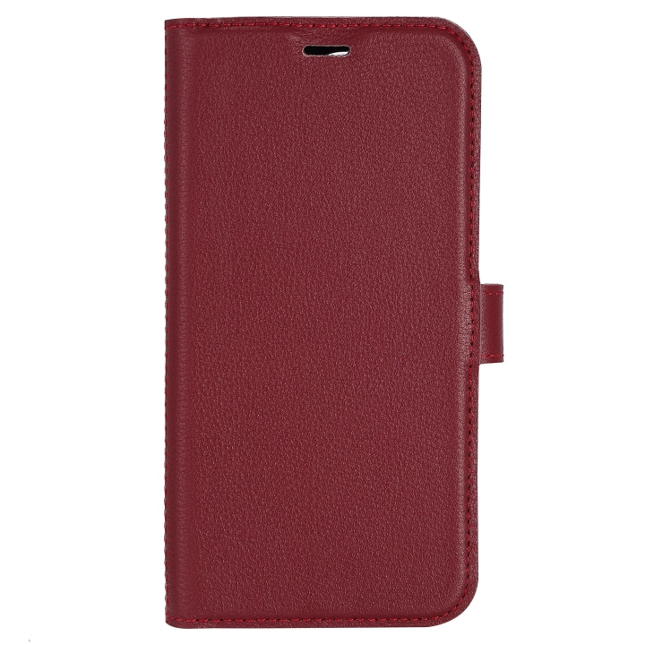 Essentials iPhone 14 Pro Leather wallet, detachable, Red in the group SMARTPHONE & TABLETS / Phone cases / Apple / iPhone 14 at TP E-commerce Nordic AB (C59503)