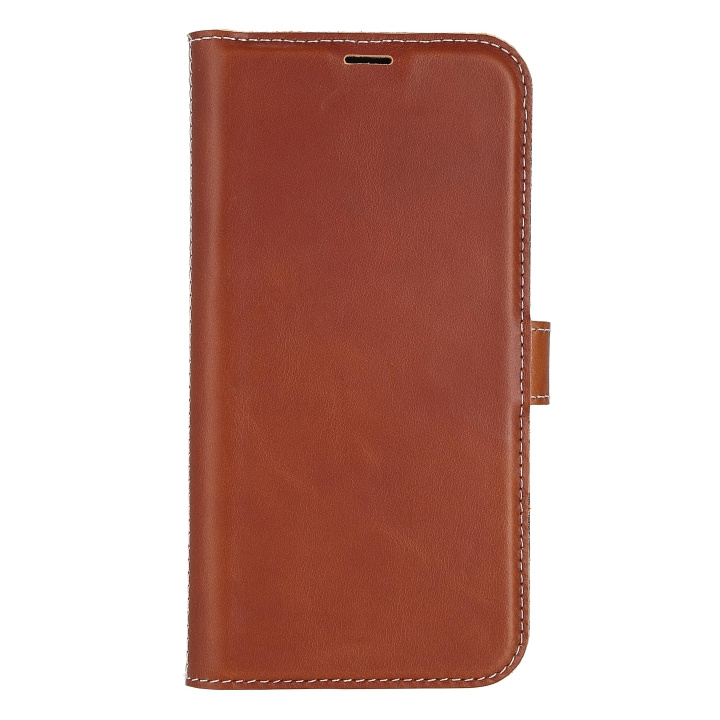 Essentials iPhone 14 Pro Leather wallet,detachable,Brown in the group SMARTPHONE & TABLETS / Phone cases / Apple / iPhone 14 at TP E-commerce Nordic AB (C59505)