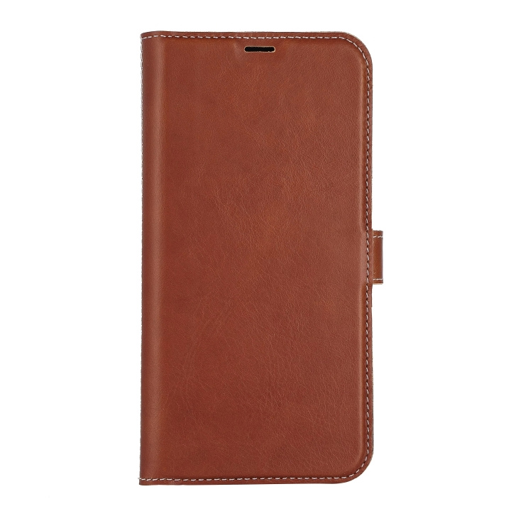 Essentials iPhone 14 Pro Max Leather wallet,detach,Brown in the group SMARTPHONE & TABLETS / Phone cases / Apple / iPhone 14 at TP E-commerce Nordic AB (C59509)