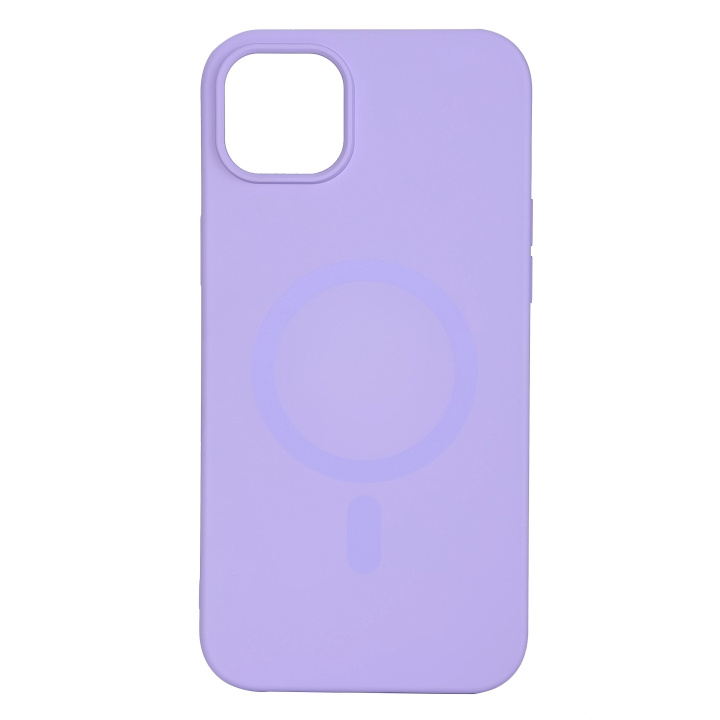 Essentials iPhone 14 Plus Silicone Mag back cover, Purple in the group SMARTPHONE & TABLETS / Phone cases / Apple / iPhone 14 at TP E-commerce Nordic AB (C59515)