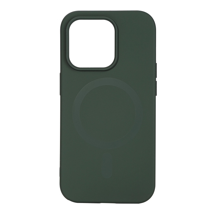 Essentials iPhone 14 Pro Silicone Mag back cover, Green in the group SMARTPHONE & TABLETS / Phone cases / Apple / iPhone 14 at TP E-commerce Nordic AB (C59517)