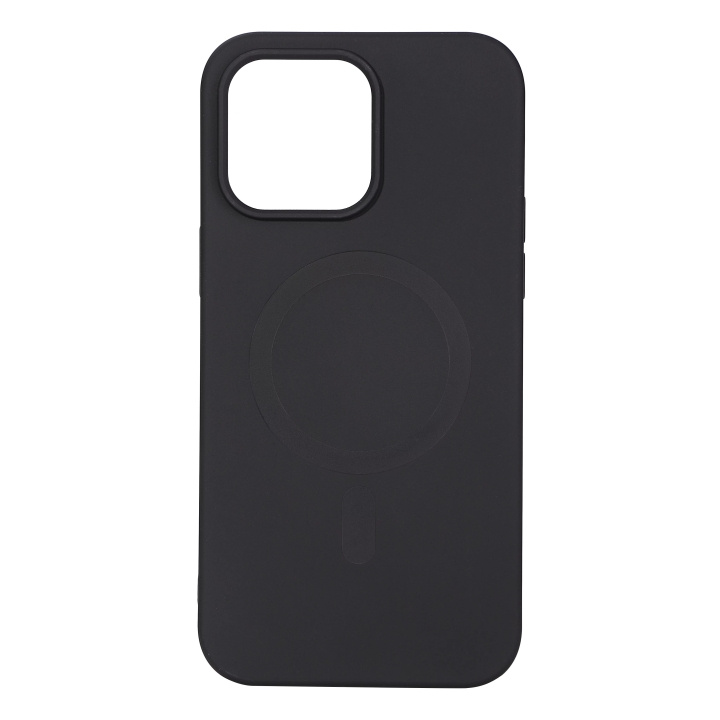 Essentials iPhone 14 Pro Max Silicone Mag back cov,Black in the group SMARTPHONE & TABLETS / Phone cases / Apple / iPhone 14 at TP E-commerce Nordic AB (C59519)