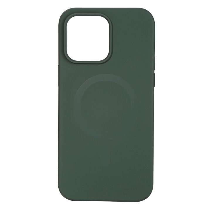Essentials iPhone 14 Pro Max Silicone Mag back cov,Green in the group SMARTPHONE & TABLETS / Phone cases / Apple / iPhone 14 at TP E-commerce Nordic AB (C59520)