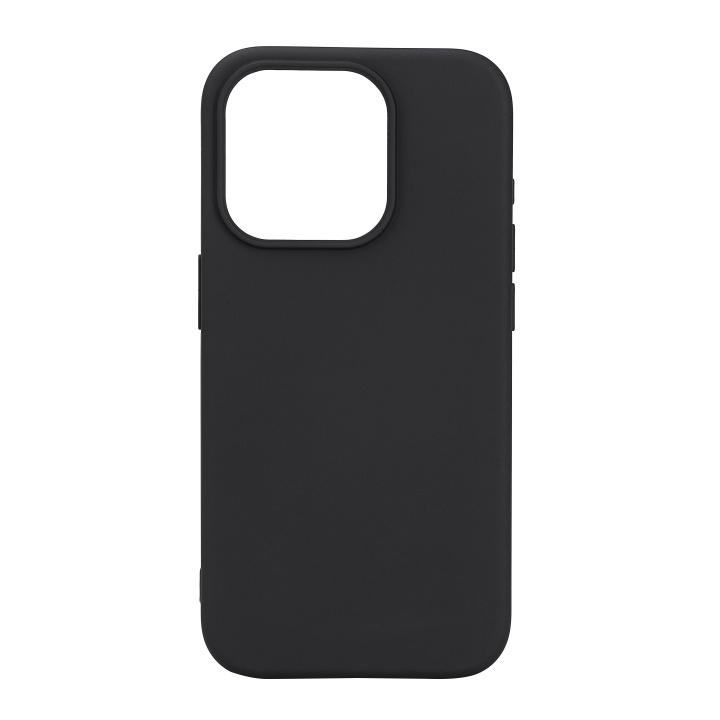 Essentials iPhone 15 Pro silicone back cover, black in the group SMARTPHONE & TABLETS / Phone cases / Apple / iPhone 15 at TP E-commerce Nordic AB (C59544)