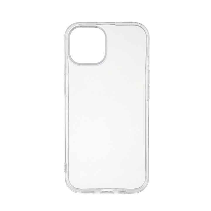 Essentials iPhone 15 recycled TPU back cover, transparent in the group SMARTPHONE & TABLETS / Phone cases / Apple / iPhone 15 at TP E-commerce Nordic AB (C59548)