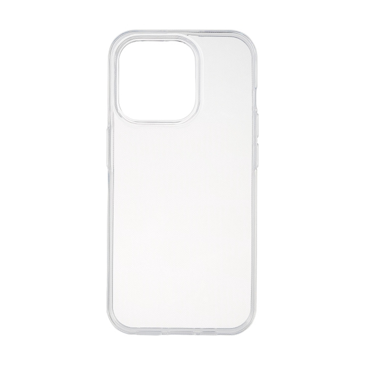 Essentials iPhone 15 Pro recycled TPU back cover, transparent in the group SMARTPHONE & TABLETS / Phone cases / Apple / iPhone 15 at TP E-commerce Nordic AB (C59550)