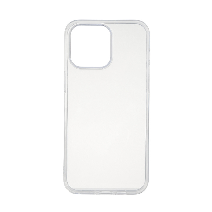 Essentials iPhone 15 Pro Max recycled TPU back cover, transparent in the group SMARTPHONE & TABLETS / Phone cases / Apple / iPhone 15 at TP E-commerce Nordic AB (C59551)