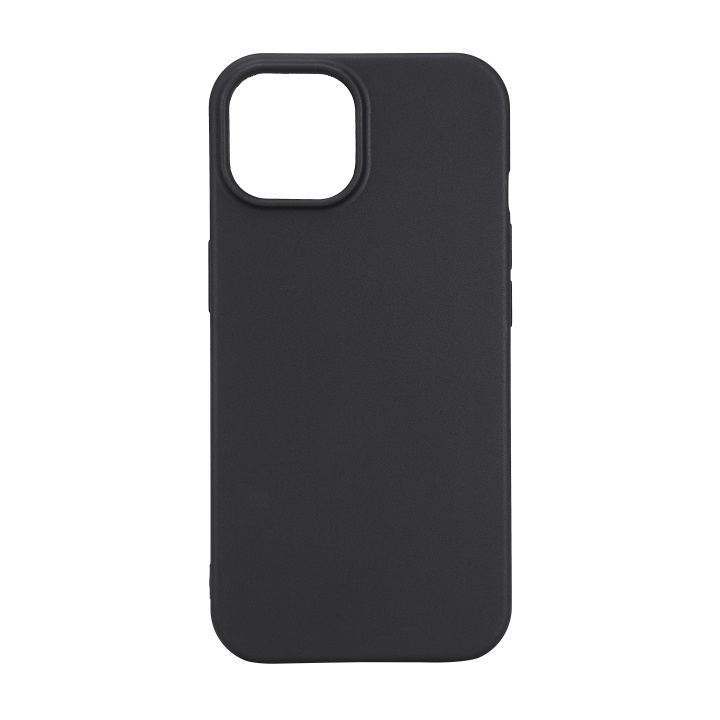 Essentials iPhone 15 TPU back cover, 99% recycled, black in the group SMARTPHONE & TABLETS / Phone cases / Apple / iPhone 15 at TP E-commerce Nordic AB (C59552)
